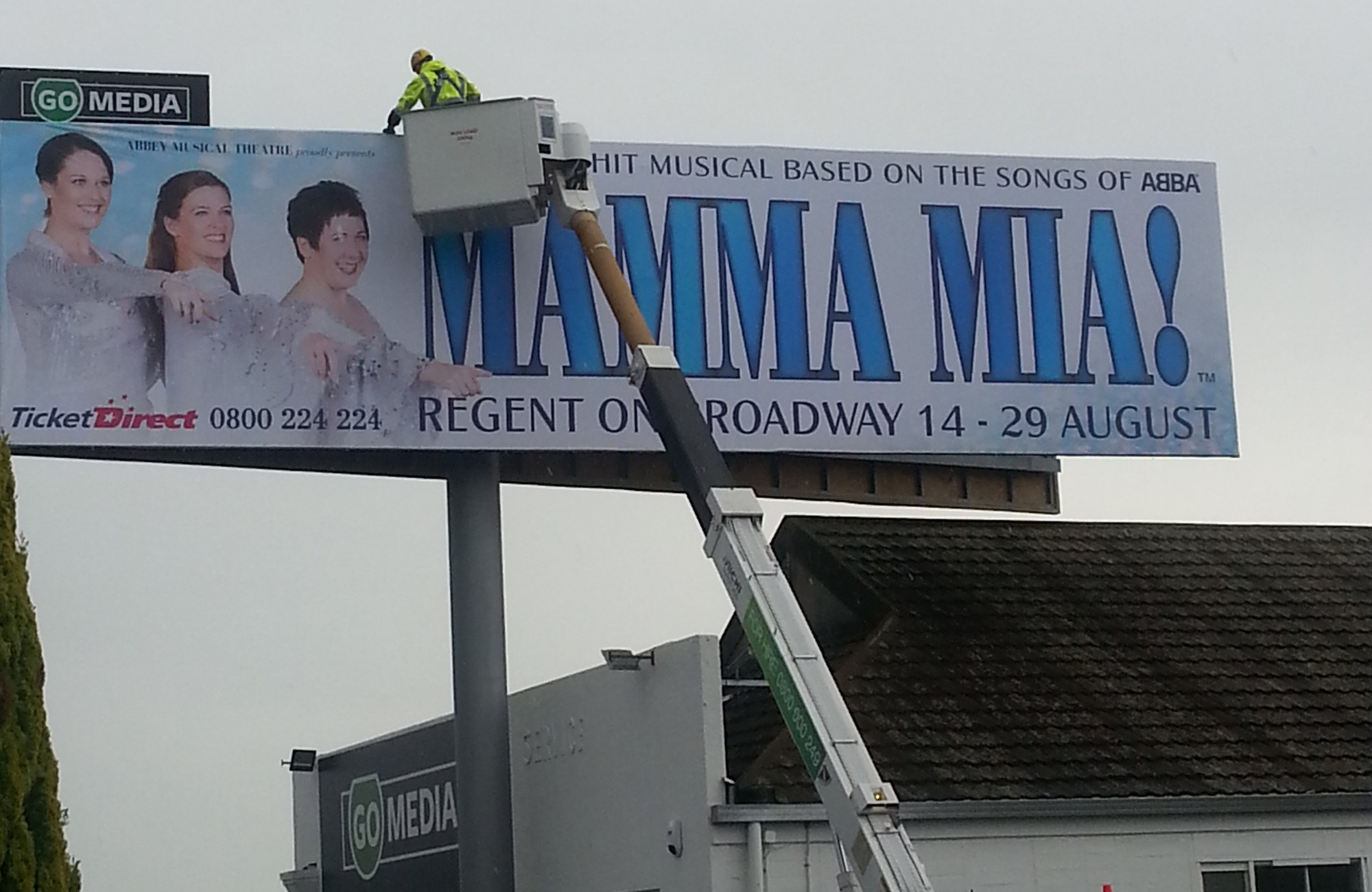 Billboard Installation completed by Bacbou Installations
